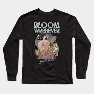 Plant Lover Nature Lover Gardener Gardening Garden Bloom Long Sleeve T-Shirt